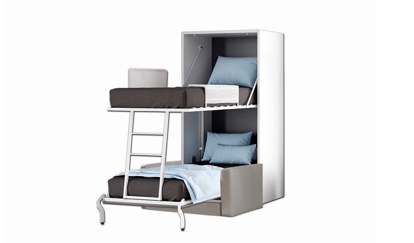 ▷ Cama abatible vertical con sofá Tegar