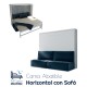 Cama Abatible Horizontal con Sofá Ref CAN45000