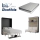 Pack Cama Abatible Vertical con Sofá, Estante Sincronizado y Colchón Ref CAN29000