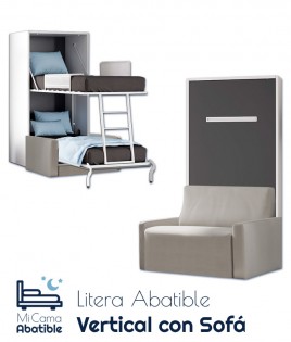 Litera abatible doble vertical 90x190 apdj 032