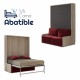 Cama Abatible Vertical con Sofá Ref CAN40000