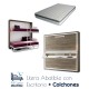 Pack Litera Abatible Horizontal con Escritorio, Altillo opcional y Colchones Ref CAN33000