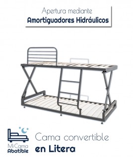 Cama convertible en litera Ref CAT56000