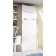 Dormitorio juvenil formado por cama abatible con altillo, escritorio y armario Ref CAYH409