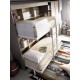 Dormitorio juvenil formado por litera abatible, armario y estantería Ref CAYH417