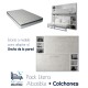 Pack Litera Abatible Horizontal con estantes laterales y Colchones Ref CAN59000