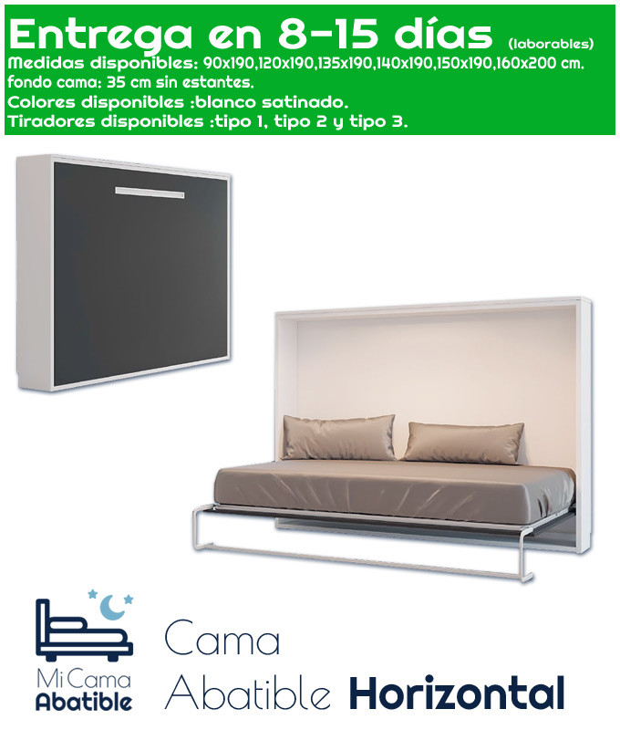 Cama Abatible Horizontal Ref CAN12000