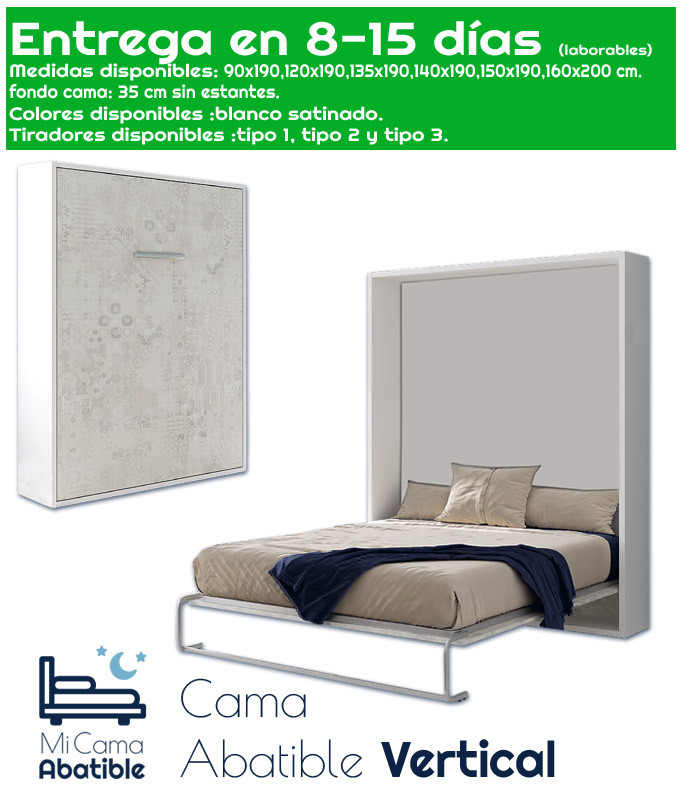 Estructura cama y escritorio 135x190