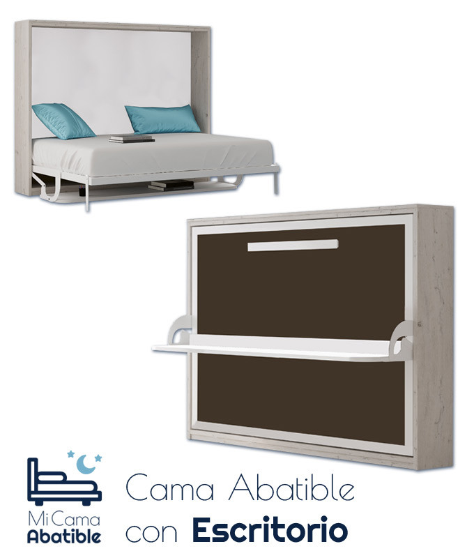 Cama Abatible Horizontal con Escritorio Ref CAN62000