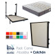 Pack Cama Abatible vertical metálica y colchón viscoelástico Ref CAF13000