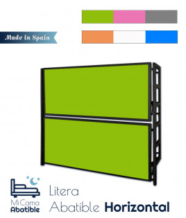 Litera Abatible horizontal metálica disponible en diferentes colores Ref CACM12000