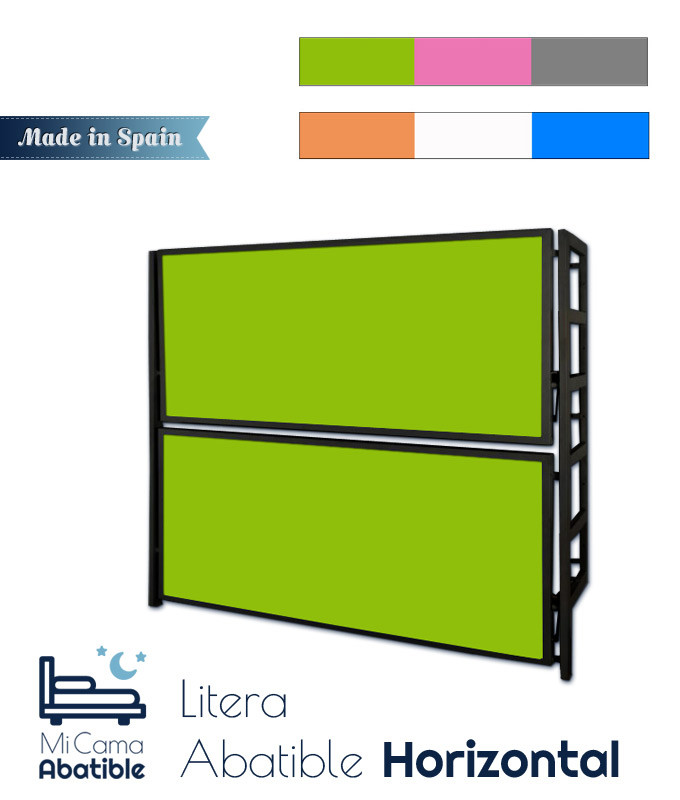 Litera Abatible horizontal metálica disponible en diferentes colores Ref CACM12000