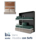 Litera Abatible Horizontal con Sofá Ref CAN64000