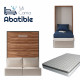 Pack Cama Abatible Vertical con Sofá y Colchón Viscoelastico Ref CAN71000