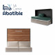 Pack Cama Abatible Horizontal con Sofá y Colchón Viscoelastico Ref CAN72000