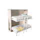 Litera Abatible Horizontal con posibilidad de patas automáticas Ref CAZ16000