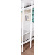 Dormitorio juvenil formado por cama abatible superior, cama nido inferior y escritorio Ref CAZ41