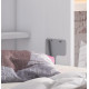 Dormitorio juvenil formado por cama abatible vertical con altillo, armario rincón y escritorio Ref CAZ55