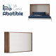 Cama Abatible Horizontal con apertura de patas por gravedad Ref CAN80000