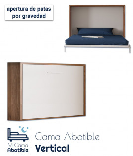 Cama Abatible Horizontal con apertura de patas por gravedad Ref CAN80000