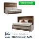 Cama Abatible Horizontal con Sofá y Apertura Eléctrica Ref CAN75000