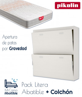 Pack Litera Abatible Horizontal y Colchones Ref CAY43000