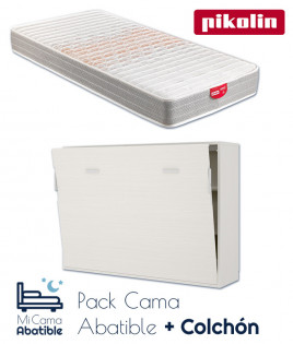 Pack Cama Abatible Horizontal y Colchón Ref CAY41000