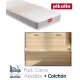 Pack Cama Abatible Horizontal con escritorio y Colchón Ref CAY45000