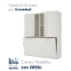 Cama Abatible Horizontal con altillo superior Ref CAY38000