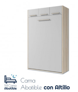Cama Abatible Vertical con Altillo y posibilidad de patas automáticas Ref CAZ14000