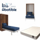 Pack Cama Abatible Vertical y Colchón Viscoelastico Ref CAN81000