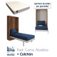 Pack Cama Abatible Vertical y Colchón Viscoelastico Ref CAN81000