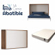 Pack Cama Abatible Horizontal y Colchón Viscoelastico Ref CAN82000