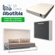 Pack Cama Abatible Horizontal con apertura eléctrica motorizada y Colchón Viscoelástico Ref CAN73000