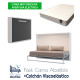 Pack Cama Abatible Horizontal con apertura eléctrica motorizada y Colchón Viscoelástico Ref CAN73000