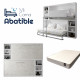 Pack Litera Abatible Horizontal con estantes laterales y Colchones Ref CAN59000