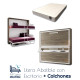 Pack Litera Abatible Horizontal con Escritorio, Altillo opcional y Colchones Ref CAN33000