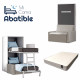 Pack Litera Abatible Vertical con Sofá y Colchones Ref CAN38000