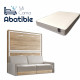 Pack Litera Abatible Horizontal con Sofá y Colchones Ref CAN55000