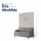 Cama Abatible Vertical con Sofá Ref CAN15100