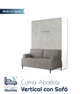Cama Abatible Vertical con Sofá Ref CAN15100