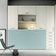 Cama Abatible en medidas individuales y matrimoniales con armario superior Ref CAZ24000