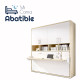 Cama Abatible Horizontal con escritorio y armario Ref CAY70000