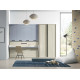 Cama Abatible con escritorio y armario Ref CAZ25000