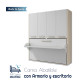 Cama Abatible con escritorio y armario Ref CAZ25000