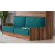 Cama Abatible Horizontal con Sofá Ref CAN41000