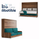 Cama Abatible Horizontal con Sofá Ref CAN41000