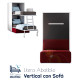 Litera Abatible Vertical con Sofá Ref CAN37000