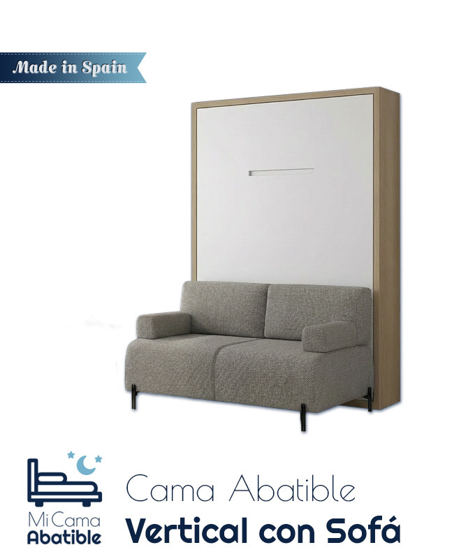 Cama Abatible Vertical con Sofá Ref CAN15100
