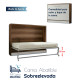 Cama Abatible Horizontal con más altura, mayor facilidad para bajar y subir a la cama Ref CAN84000